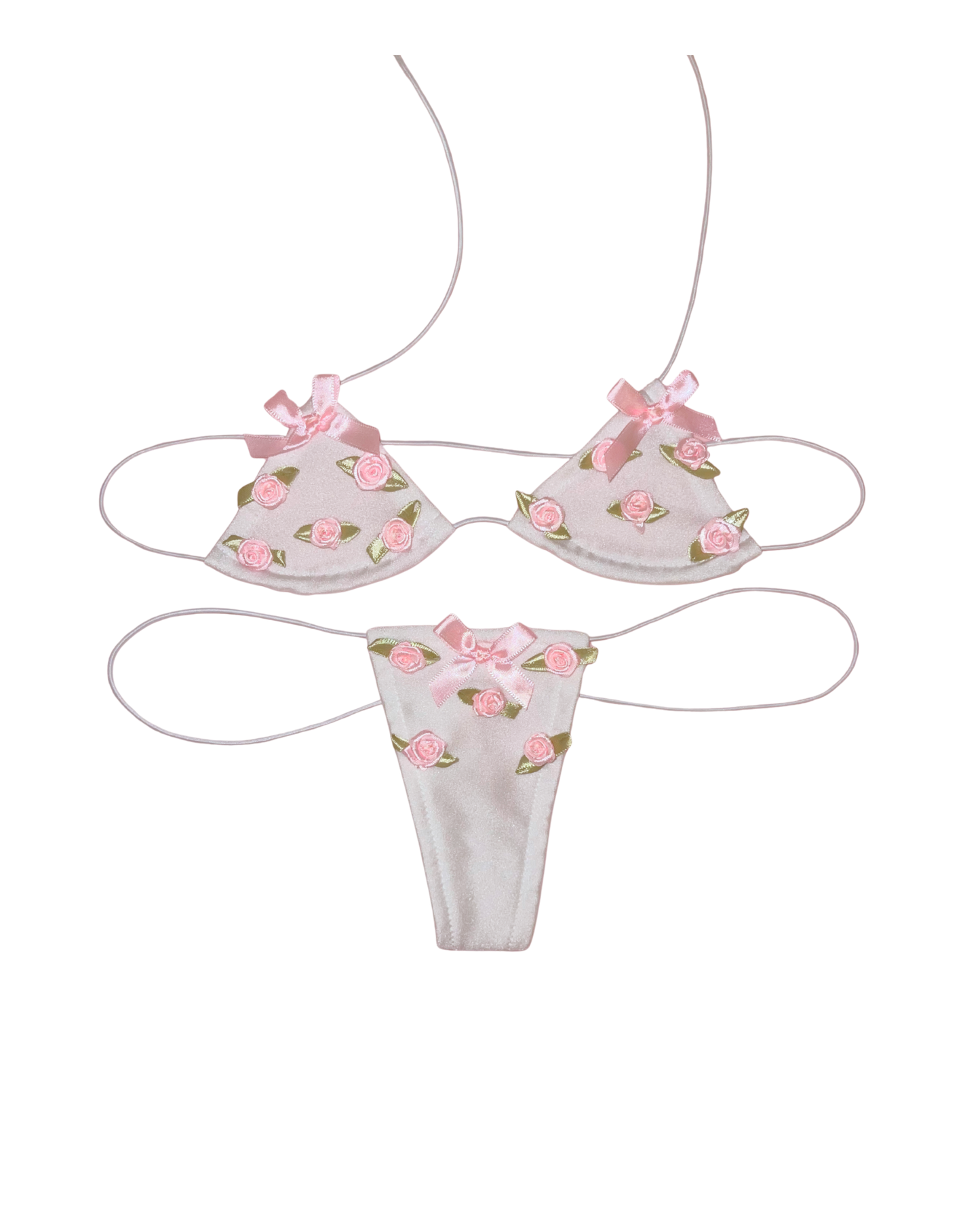 Satin Rosette Microkini