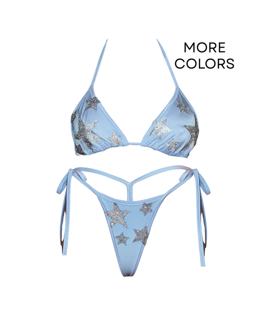 Star Thong Bikini - Side Tie