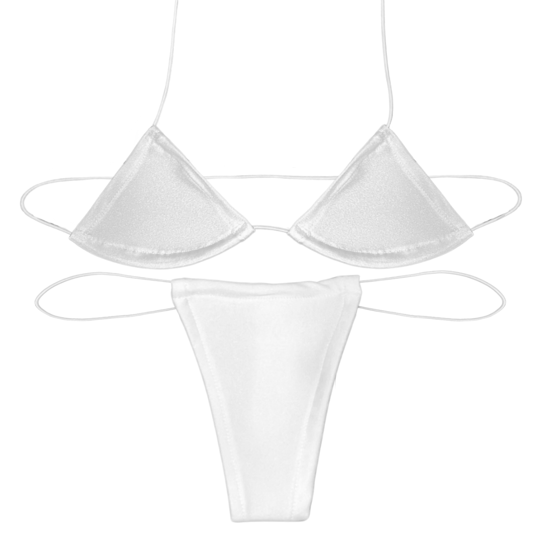 White Microkini
