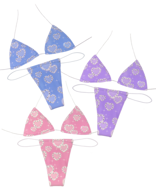 Y2k Rhinestone Hearts