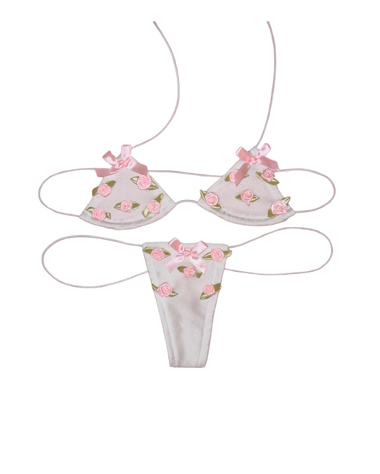 Satin Rosette Microkini