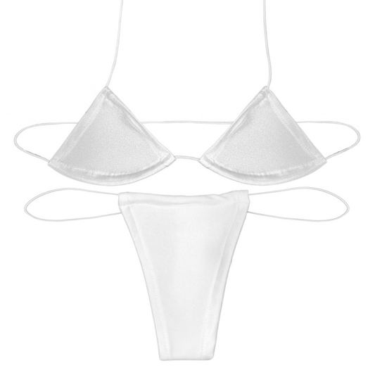 White Microkini