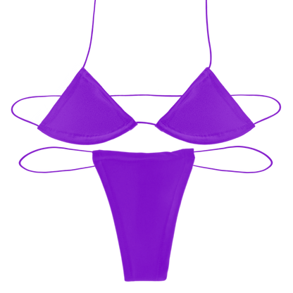 Purple Solid Microkini