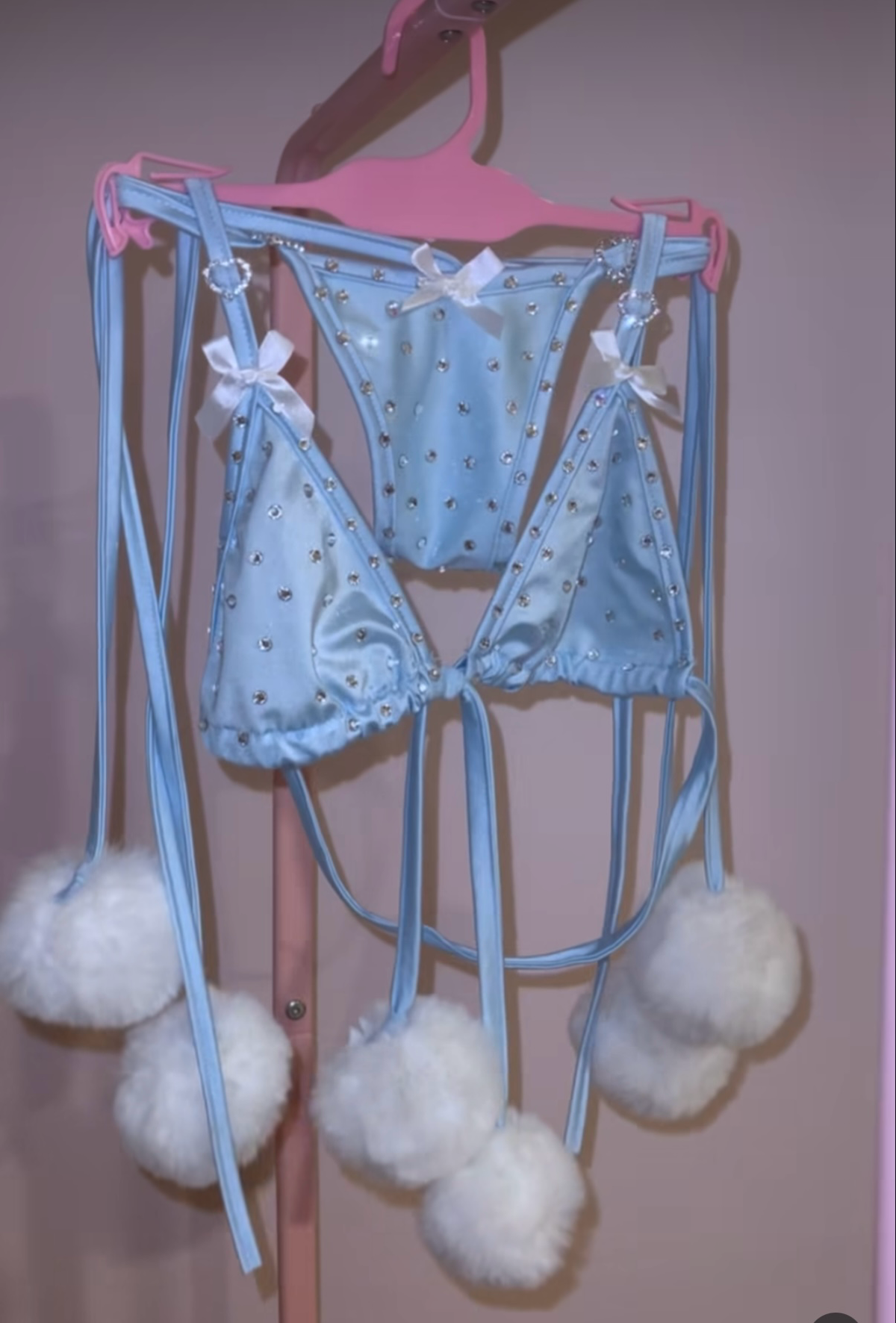 Pom Pom Side-Tie Bikini – photo 2