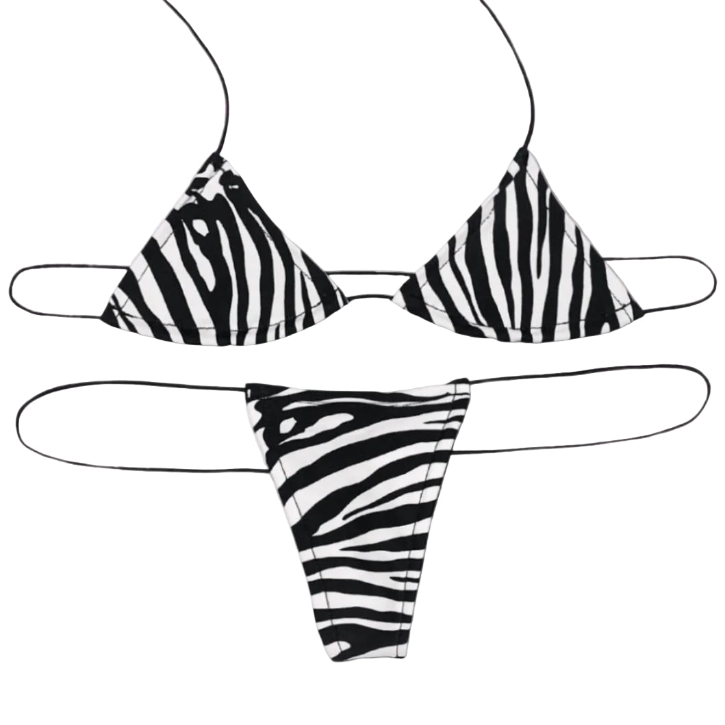Zebra Print Microkini - photo 1
