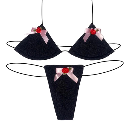 Satin Bows & Rosette Microkini - photo 1
